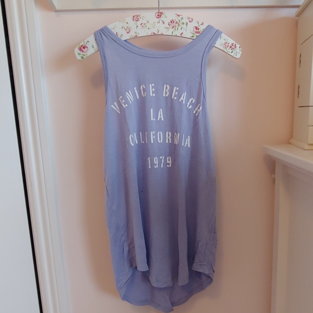 NWOT Purple Venice Beach Top